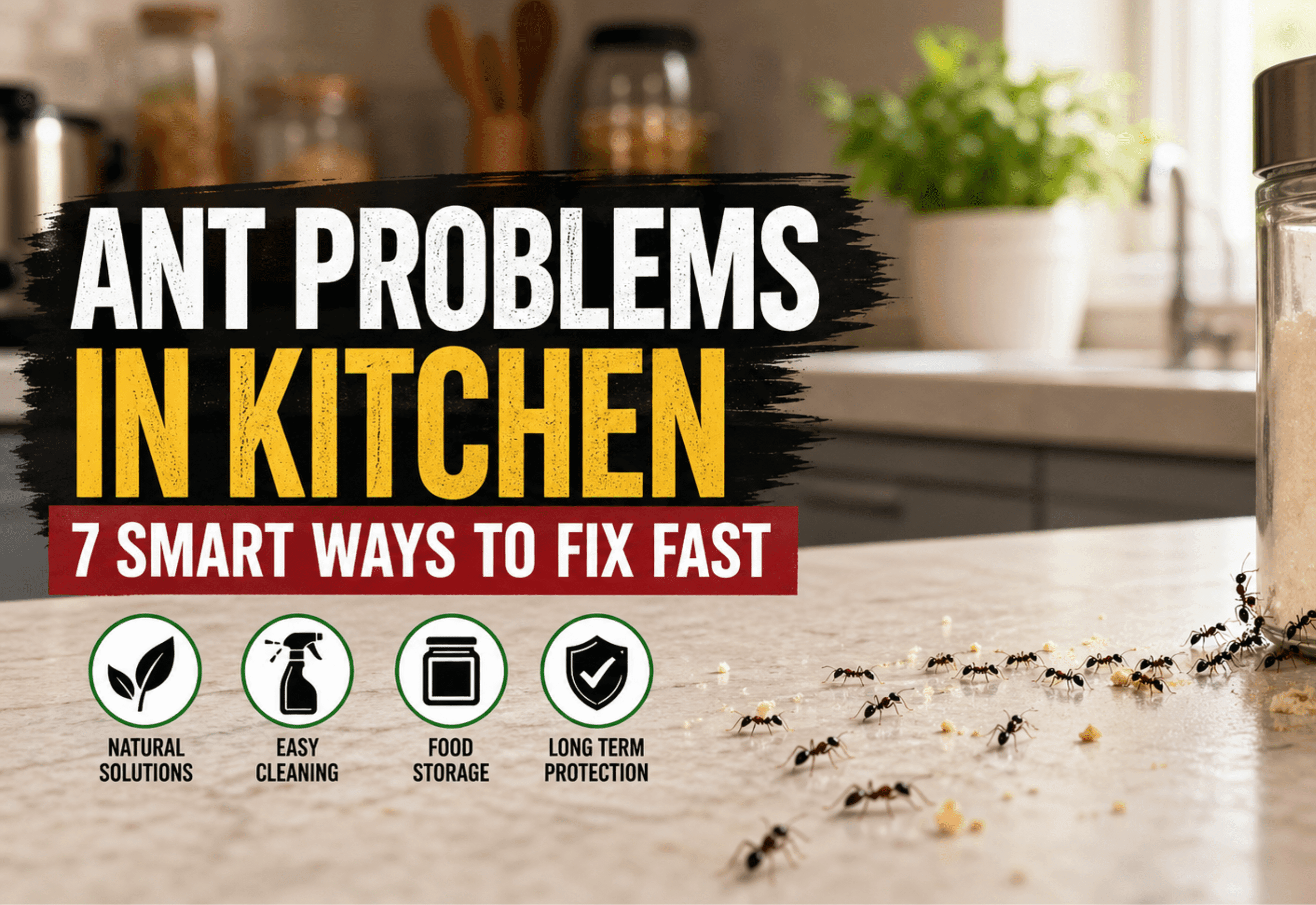 Ant Problems in Kitchen