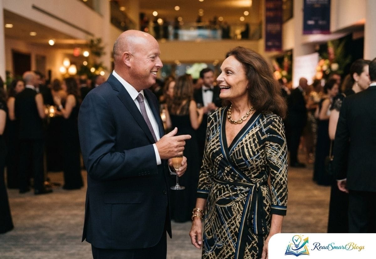 Bob Chapek and Diane von Furstenberg